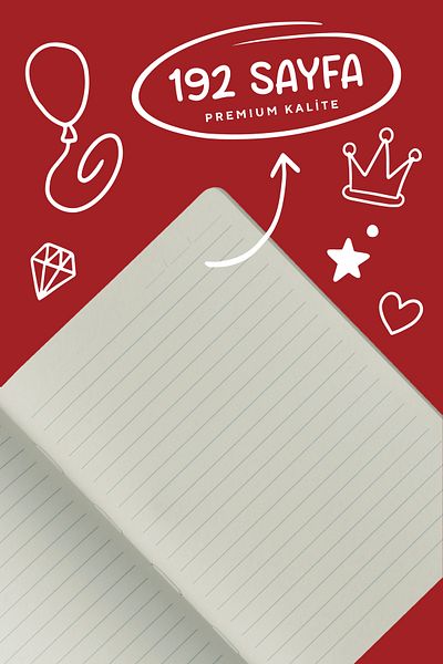 Victoria's Journals دفتر جيب مغناطيسي بغطاء صلب من Vj مقاس 14 × 20 سم 96 صفحة. 80 جرام. مخطط