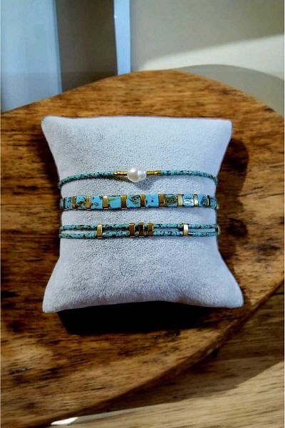 Atölye 3-Piece Miyuki Team Bracelet