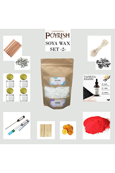 100% Natural Soy Wax Aromatherapy Natural Candle Making Set 1000g Candle Making Starter Kit Materials