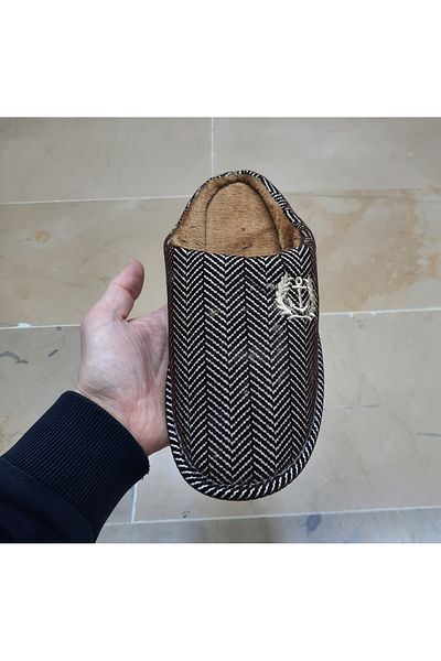 BRGL Ανδρικές εξαιρετικά ελαφριές, μαλακές πτυσσόμενες χειμερινές παντόφλες σπιτιού με γούνα στη σόλα
