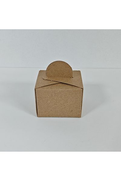 arminow Kraft Delight Box Candy Box 4,5 cm X 5 cm X 4 cm - 25 Pcs