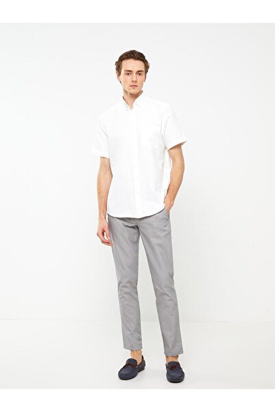 LC Waikiki Регулярний крій, короткий рукав, поплін, чоловіча сорочка (S3)