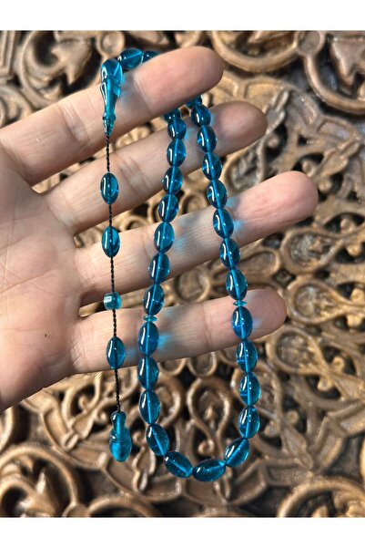 zarif atölye Mehmet Barlak Signed Fire Amber 6/11 Rosary in Special Box