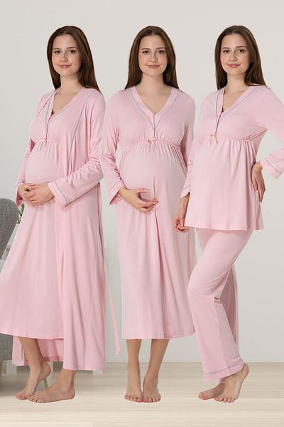 ByLohusa Effortt Pink Pregnant Maternity Set