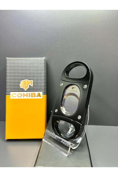 COHİBA Özel Seri Paslanmaz Çelik Premium Puro Makası - Puro Kesici