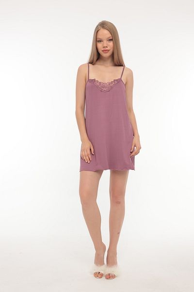 GIONA Micro Combed Fabric Nightgown Dressing Gown Set