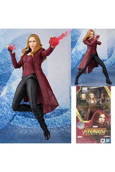 BANDAI Scarlet Witch Infinity War Shf Figure - S.H.Figuarts Action Figure