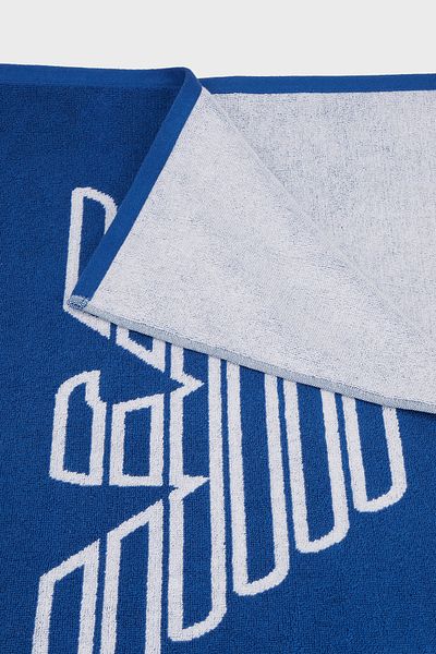 Emporio Armani Плажна кърпа с лого, 100% памук, 170 x 102 см, двустранна, унисекс, ПЛАЖНА КЪРПА E