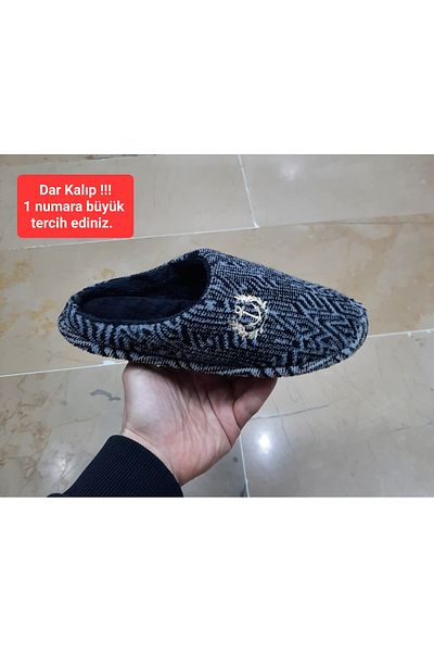 BRGL Ανδρικές εξαιρετικά ελαφριές μαλακές πτυσσόμενες παντόφλες για το σπίτι με γούνα στο εσωτερικό