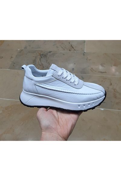BRGL Women's Inner-Outside Genuine Leather Orthopedic Ultra Light Walking Sole Daily Casual Shoes
