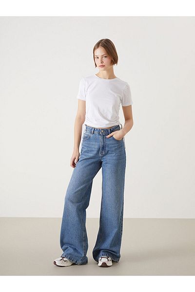 LC Waikiki Tricou pentru damă cu decolteu rotund de sezon nou - S5GP04Z8