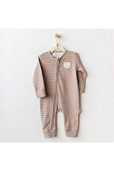 Budi Nessiworld Andywawa Ac25184 Bear Time Baby Jumpsuit Beige