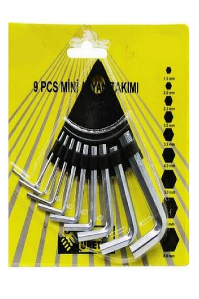 optana Allen Set - Mini Steel Wrench Set 9 Pieces