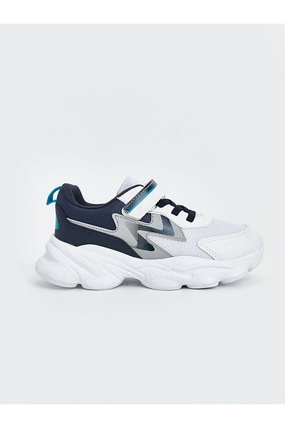 LC Waikiki Petrol Lacing and Velcro Boys' Sports Shoes