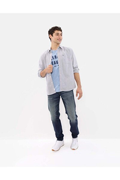 AMERICAN EAGLE قميص AE Everyday Oxford بأزرار
