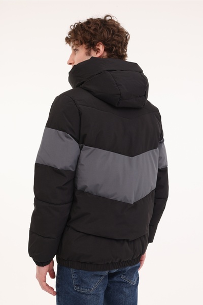 Kinetix ML BAGX COAT 4PR Siyah Erkek Kısa Kaban