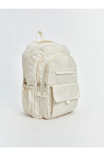 LC Waikiki Lcw Accessories Ecru Multi-Compartment Women's Backpack