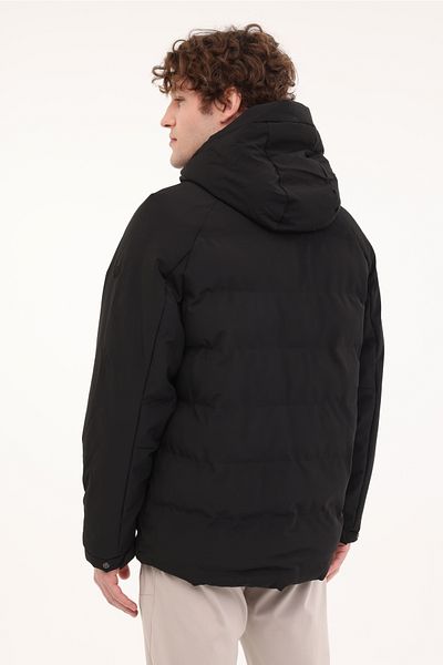 lumberjack ML ACELIN COAT 4PR Μαύρο Ανδρικό Κοντό Παλτό