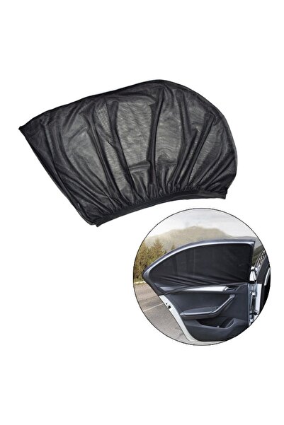 Ally Araba Yan Cam Perdesi Sineklik Araç Oto Güneşlik Örtü Perde Kılıf Siyah