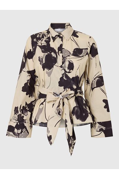 Selected Femme Wickelbluse Print
