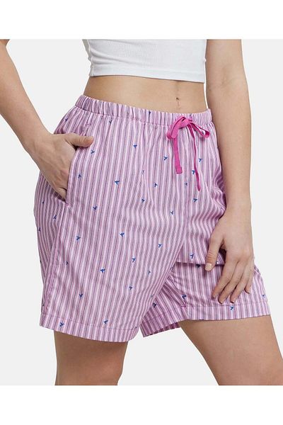 JOCKEY Relax-Women Woven Shorts RX15-01 Purple