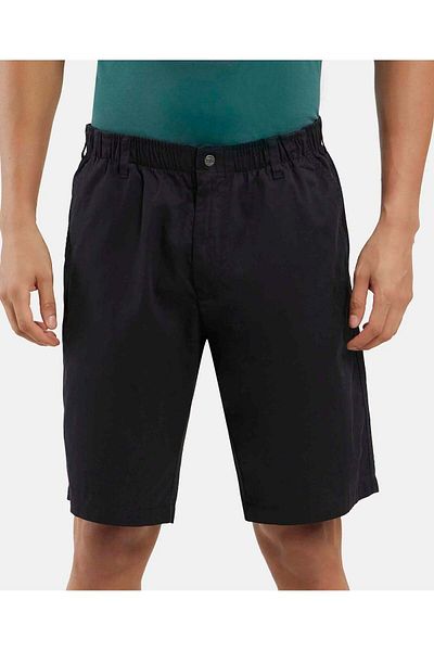 JOCKEY INERNATIONAL COLLECTION STRAIGHT FIT SHORTS 1203-01 Black
