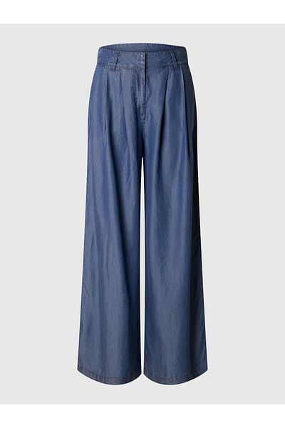 Selected Femme Hose mit weitem Bein Chambray