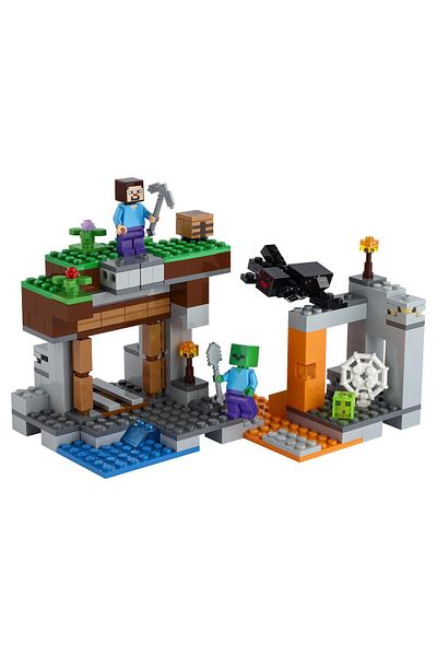 LEGO ماين كرافت ™   21166 - مجموعة بناء الألعاب المعدنية الإبداعية المهجورة لعمر 7 سنوات فما فوق (248 قطعة)