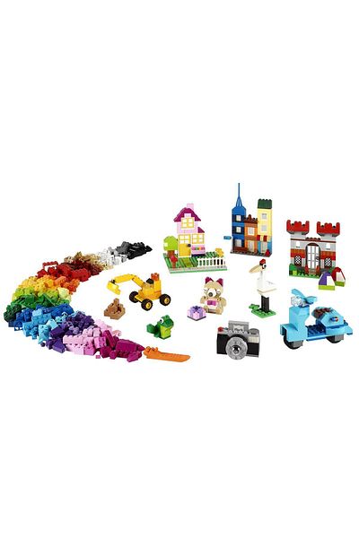 LEGO ®   ليغو الكلاسيكية ®   صندوق البناء الإبداعي كبير الحجم 10698 - مجموعة بناء الألعاب 4-99 (790 Pr)