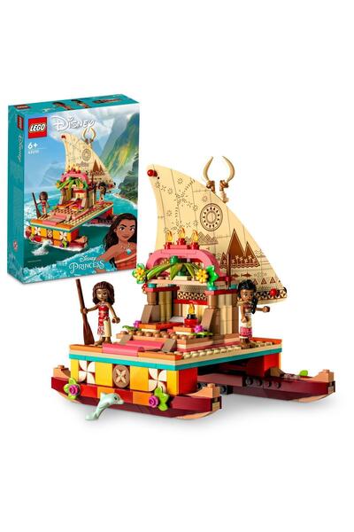 LEGO Gkcx |  Moana’nın Yol Bulma Teknesi 43210 - Yaratıcı Oyuncak Yapım Seti (321 Parça) New Desng