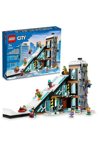 LEGO City 60366 Model Ski and Mountaineering Toy Construction Set - 1054 Pieces