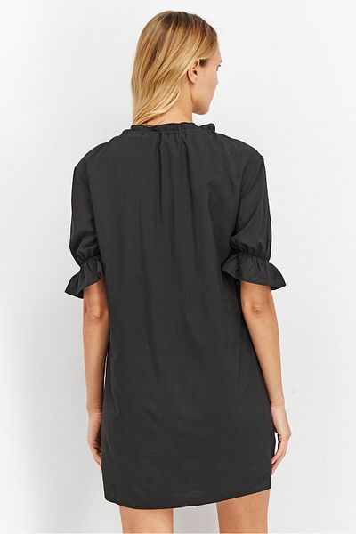 NA-KD Women Plain Mini Dress, Black