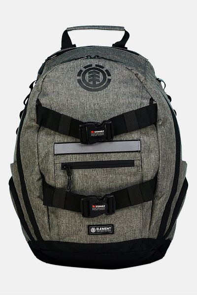 Element Men Brand Logo Backpack 47 H x 28 L x 19 W cm, Grey