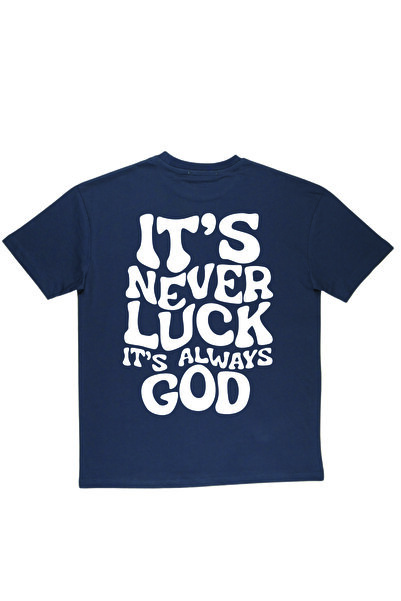 By Caspita Fashion Lenithra Always God Back Štampano Unisex Oversize kroj Smo...