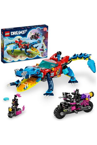 LEGO ® DREAMZzz™ Crocodile Car 71458 - مجموعة بناء الألعاب الإبداعية للأعمار من 8 سنوات فما فوق (494 قطعة)