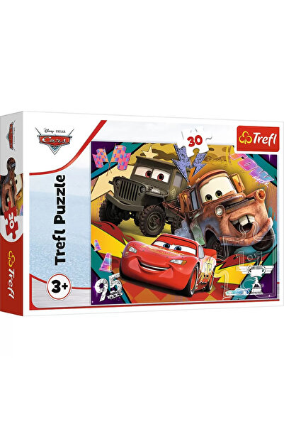 Trefl 30 Disney Arabaları 3 Oyun Bulmacası