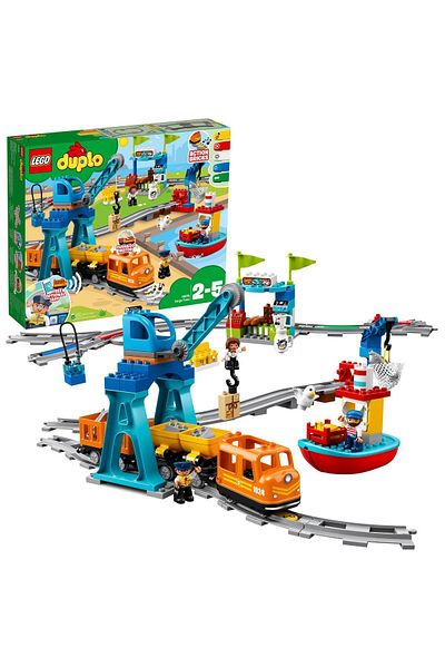 LEGO ®   Duplo ®   Cargo Train 10875 - Toy Construction Set for Kids (105 Pieces)