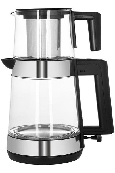 ALSAIF Samovar Kettle With 2X1 Glass Teapot 2L/1.0L 2200W Clear