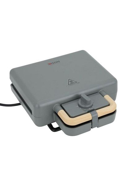 ALSAIF Sandwich And Waffle Maker 800 Watt 2×1 Dark Grey