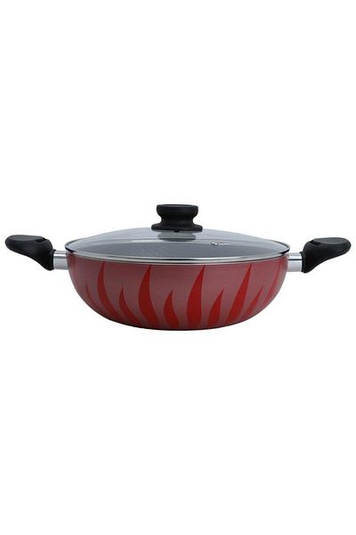 ALSAIF Aluminum Pressure Cooker 8 Liters Non Stick Coating Silver