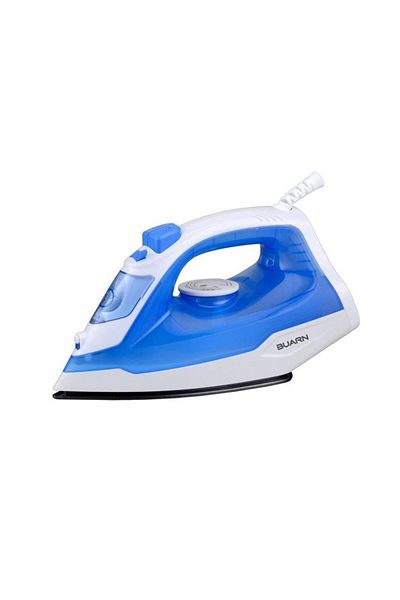 ALSAIF Professional Ni F189B Steam Iron 1800 Watt 380 Ml Water Tank Non Stick Soleplate White Blue