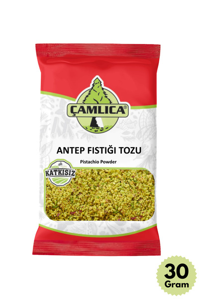 Çamlıca Baharat Antep fıstığı toz Taze Çekilmiş 30 gr.