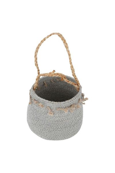 ALSAIF Wicker Storage Basket 10 Cm Grey