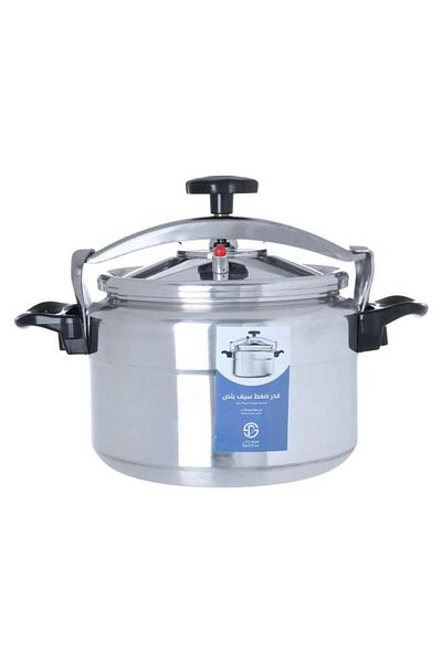 ALSAIF Aluminum Pressure Cooker 11 Liter Silver
