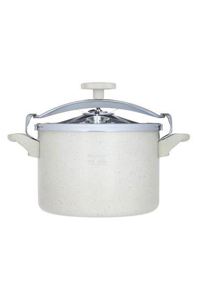 ALSAIF Hashfire Granite Pressure Cooker 9 Liter Cream