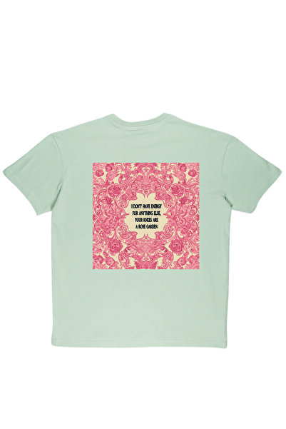 By Caspita Fashion Lenithra ruksak sa ružičnim vrtom Štampano unisex Oversize...