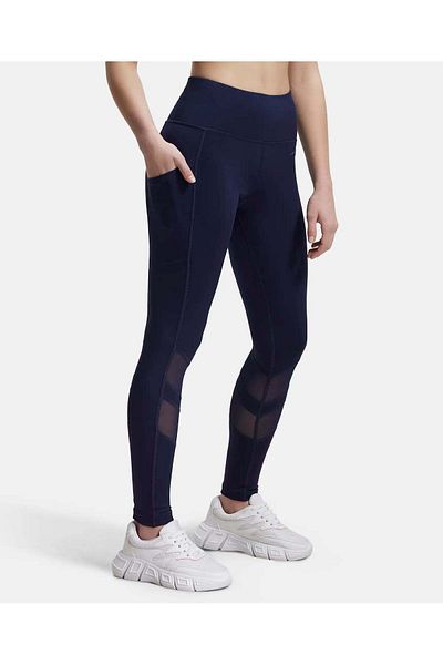 JOCKEY Move Women Slim Fit Leggings MW38-01 Blue
