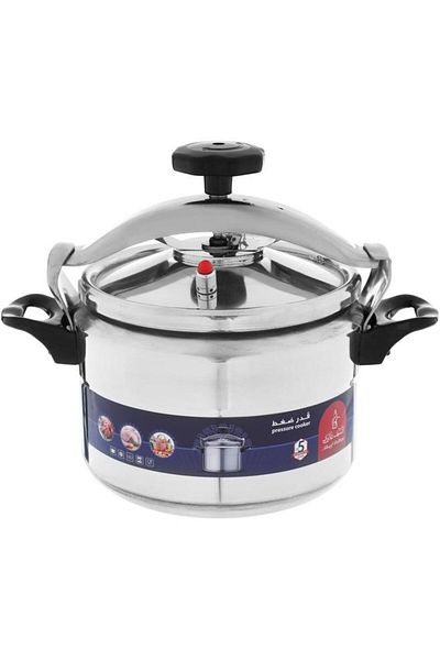 ALSAIF Aluminum Pressure Cooker 7 Liters Silver