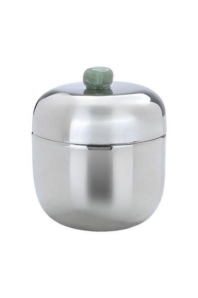 ALSAIF Steel Spice Box 10X10X10 Cm Silver