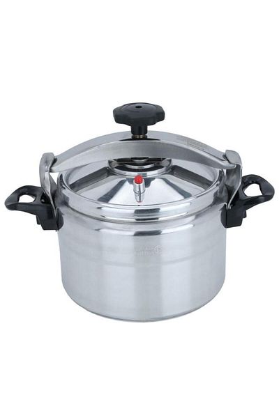 ALSAIF Aluminum Pressure Cooker 9 Liter Silver